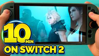 Pushing the Switch 2 with FF7 Remake in Handheld Mode