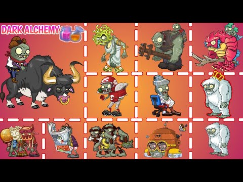 DARK ALCHEMY!! Rodeo Legends VS All Zombies : Plants VS Zombie 2