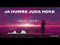 Ja Humse Juda Hoke | Jubin Nautiyal | Sad Song | [ Slowed + Reverb ] DD LOFI SONG