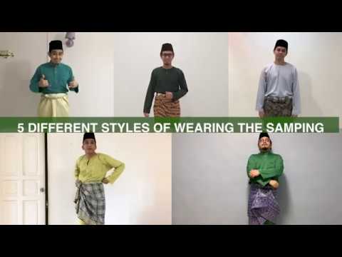5 Different Styles of Wearing the Samping