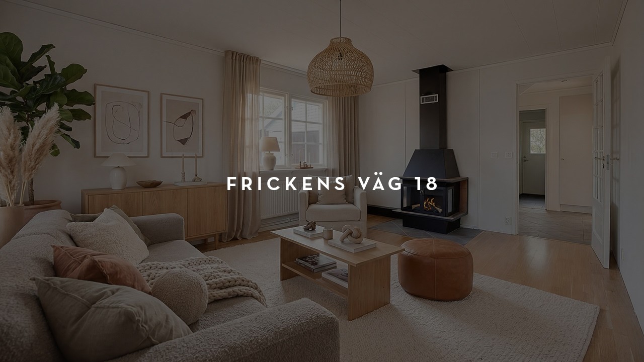 5 rum Villa på Frickens väg 18 Eksjö kommun - video