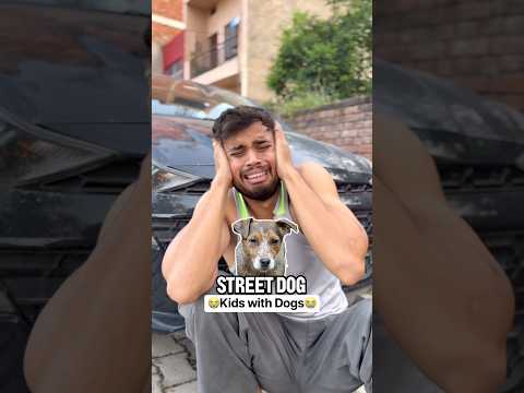 Kids with dogs😭😭 #shorts #trending