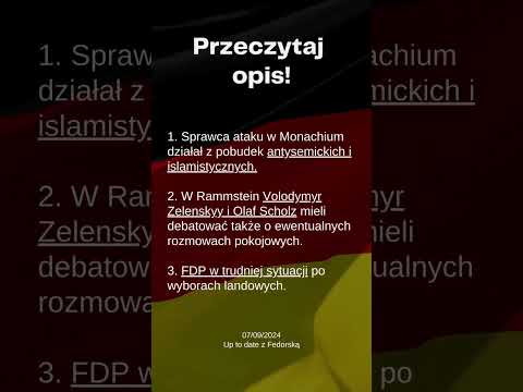 Up to date z Fedorską 07/09/2024