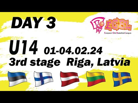 DAY3 13:30 SS Cesis - BS Riga/Centrs , Feb 4th | EGBL U14 stage 3  2023/24