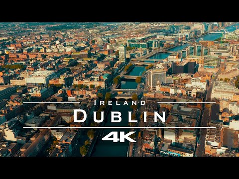 Dublin, Ireland 🇮🇪 - by drone [4K]