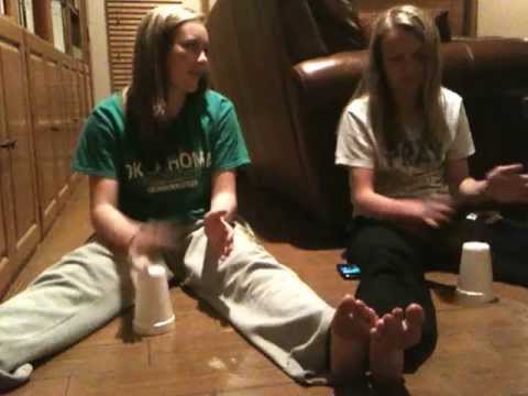 The cup song performed by true thugs... My best friend and I. :)