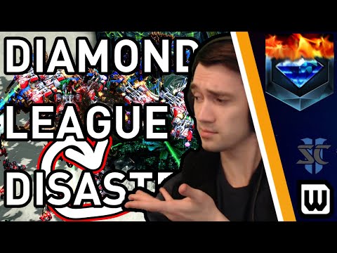 SC2 DIAMOND LEAGUE DISASTERS! - Taking Down Your Boss?