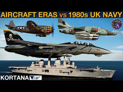 Which Era Of Aircraft Can Destroy A 1980's UK Navy Convoy Most Efficiently? | DCS