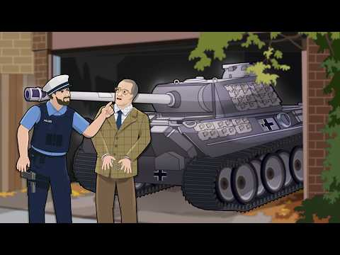 Der Rentner, der einen Panther-Panzer aus dem Zweiten Weltkrieg in seinem Keller versteckte