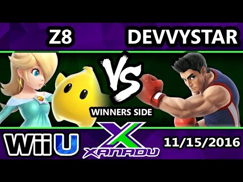 S@X 176 - Z8 (Rosalina) Vs. Devvystar (Little Mac) - SSB4 Tournament - Smash for Wii U - Smash 4