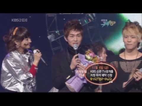 [ENG SUB + HD] 091030 KBS Music Bank SHINee - Wins