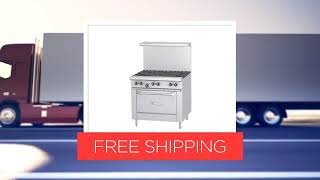 Garland/US Range G36-4G12T Restaurant Gas Range, with 4 Burners (1) 12" Griddle and - 150,000 BTU