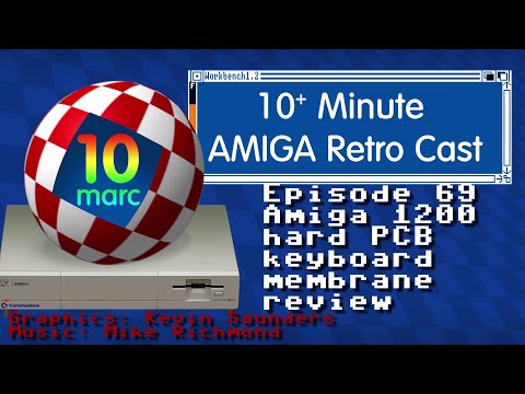 Amiga 1200 Hard PCB Keyboard Membrane Review - EP 69