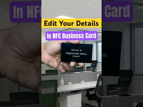 Edit your card in seconds