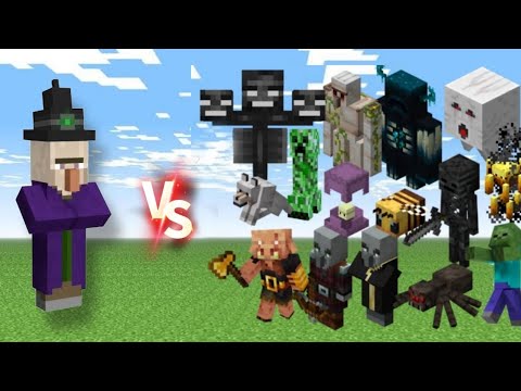 EPIC WITCH DESTROYS ALL MOBS! 😱🔥