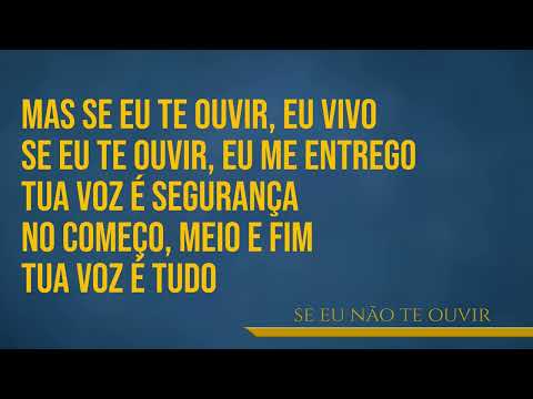 Se eu não te ouvir (Bateria) Intérprete: André Barroso IURD