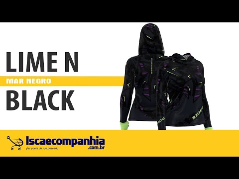 Vídeo Camiseta Feminina Mar Negro 49428 - Lime n Black