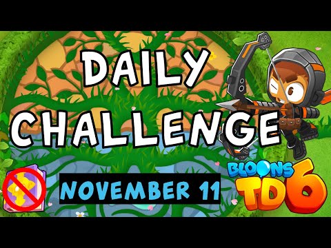 Bloons TD 6 Daily Challenge | One Of My Territory Lowscores | No MK No Powers | November 11 2022