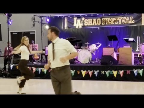 LA Shag Festival Showcase Live.Collegiate.Shag