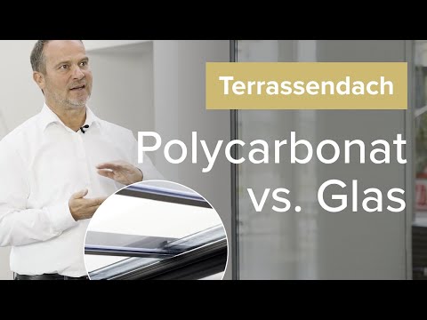 Das beste Material / Polycarbonat vs. Glas: Solarlux Terrassendach-Ratgeber