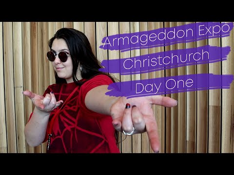 Christchurch Armageddon Expo 2022 Day One - Jylari Vlogs