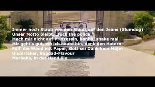 KURDO FT MAJOE DESERT EAGLE LYRICS + INSTRUMENTAL BANGER CHANNEL FARID BANG KC REBELL MAJOE CAPO ALI