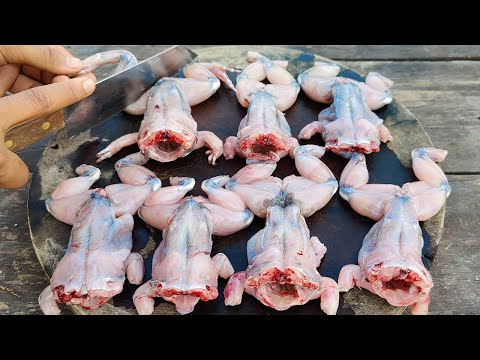 Quick & delicious fried frog recipe / Tasty deep fried frog