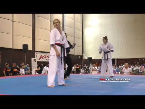 IKO EC 2016, fight for 3 place, -55 Agata Zjawinska (Poland) - Sylwia Jocz (Poland, aka)