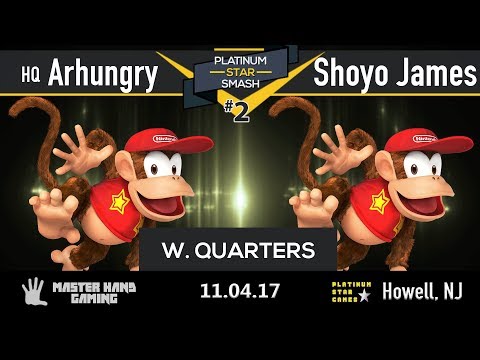 Platinum Star Smash 2 - Arhungry (Diddy Kong) vs. Shoyo James (Diddy Kong) - Winner's Quarters