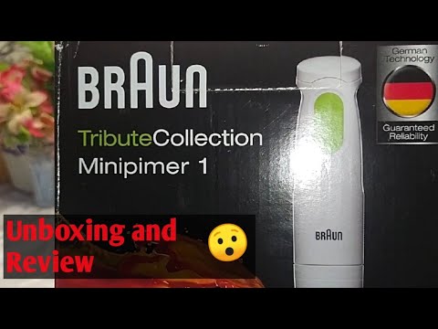 Plaktuvas BRAUN 4192-MQ3020WH Pesto video