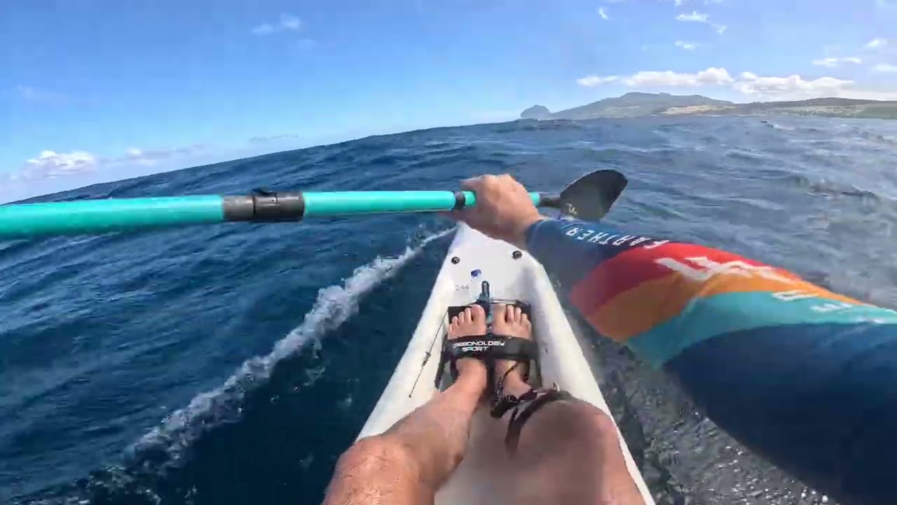 South Africa Surf Ski Mauritius Tours - August 2025 - Day 6 - Morning Downwind