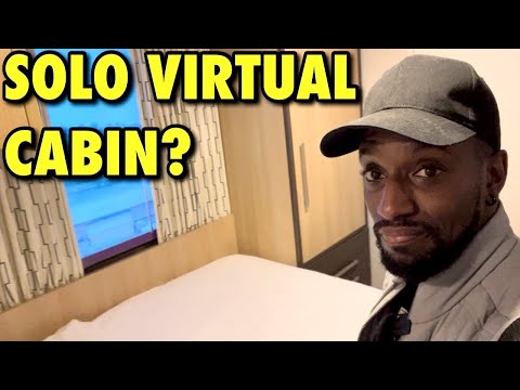 THIS IS THE SMALLEST & WEIRDEST STATEROOM I’VE EVER SEEN | SOLO VIRTUAL INSIDE CABIN?