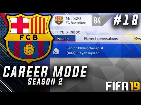 FIFA 19 Barcelona Career Mode EP18 - SO MANY INJURIES?!! Champions League QFs vs Dortmund!!