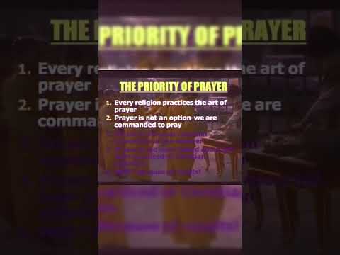 The Priority of Prayer  (part1) ||  Dr  Myles Munroe