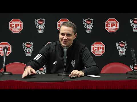 NC State head coach Will Wade postgame press conference after win over NCCU
