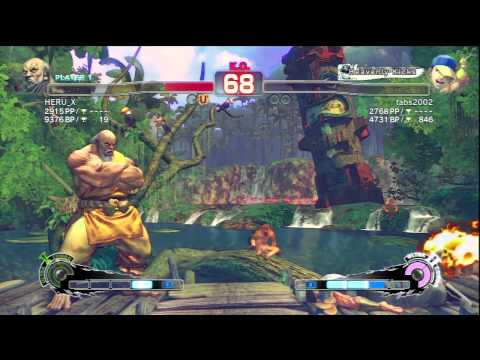 HERU_X (Gouken) Vs tabs2002 (Yun) SSF4 AE Ranked Matches - PSN
