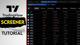 TradingView Crypto Screener Tutorial 2026: Filter Volume + RSI Oversold Coins