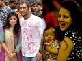 Cricketer Dhoni Family Photos Dhoni With Parents Wife Sakshi And Daugter Ziva