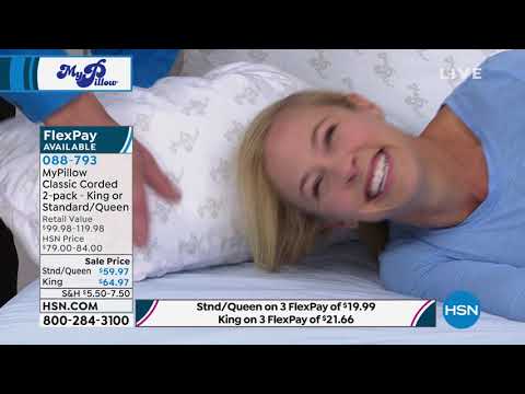 MyPillow Classic Corded 2pack  Standard/Queen