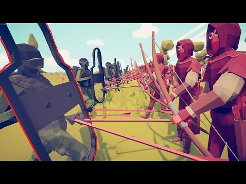 Modern Military Shields VS EVERY Ranged FACTIONS | TABS - Totally Accurate Battle Simulator