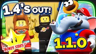 LEGO Party 1.4 Update Adds BONUS STARS + Mario Wonder Updated to 1.1.0