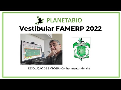 Vestibular FAMERP 2022- Resolução da Prova de Biologia (Conhecimentos Gerais)