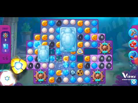 Fishdom. 5887 super hard level no boosters and diamonds