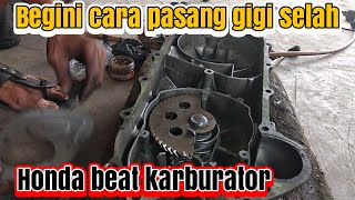 Download lagu Cara  Pasang As Selah Dan Per Selahan Honda Beat Karbu || ATM mp3