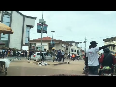 Road Trip to Makeni in foggy weather - Freetown to Makeni City Sierra Leone