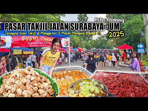 NGABUBURIT DI PASAR TAKJIL JALAN SURABAYA, UNIVERSITAS NEGERI MALANG 2025