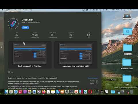 DeepLinkr Deep & Universal Links Tool Developer Tools App [MAC] Basic Overview - Mac App Store