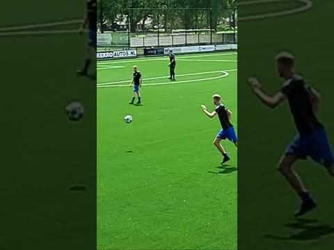 Live stukje warming-up VVA Achterberg - EDO Utrecht.
