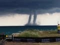 Double waterspouts spotted over Lake Michigan