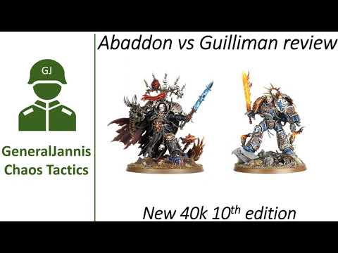 Abaddon vs Guilliman review mathhammer - GeneralJannis - New WH40k 10th edition